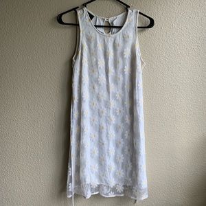 Daisy print summer dress